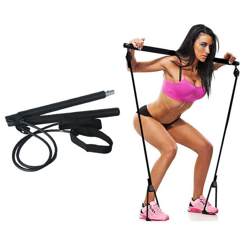 Load image into Gallery viewer, Pilates Bar W/ Resistance Bands
