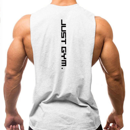 Load image into Gallery viewer, &quot;Just Gym&quot; Hooded Tank Top
