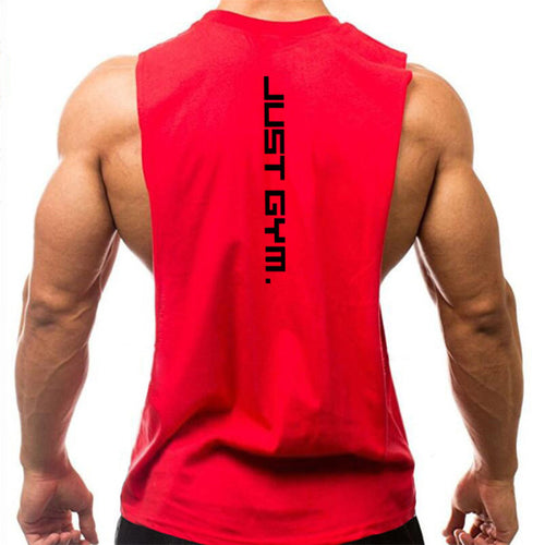 Load image into Gallery viewer, &quot;Just Gym&quot; Hooded Tank Top
