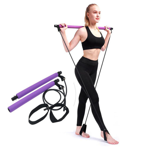 Load image into Gallery viewer, Pilates Bar W/ Resistance Bands
