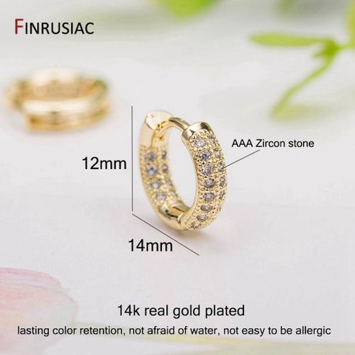 Load image into Gallery viewer, 14k Gold Woman Plated Earrings
