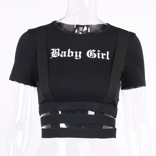 Load image into Gallery viewer, Baby Girl Crop Top T-shirt
