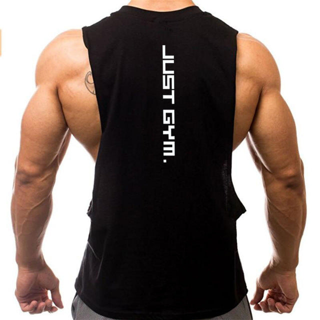 "Just Gym" Hooded Tank Top