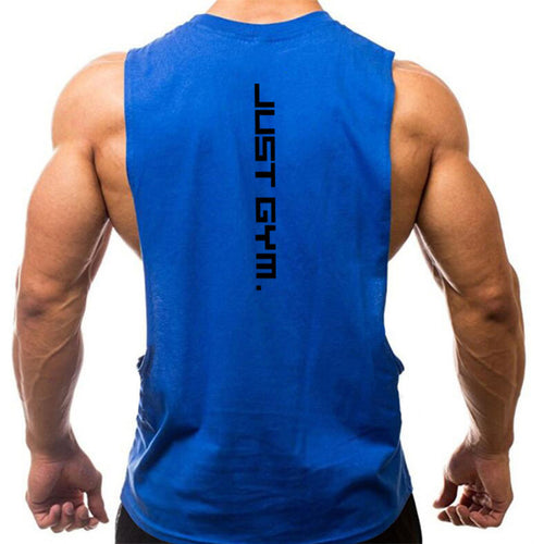 Load image into Gallery viewer, &quot;Just Gym&quot; Hooded Tank Top
