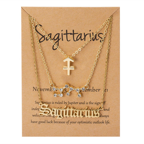 Load image into Gallery viewer, Zodiac Sign Pendant Necklace
