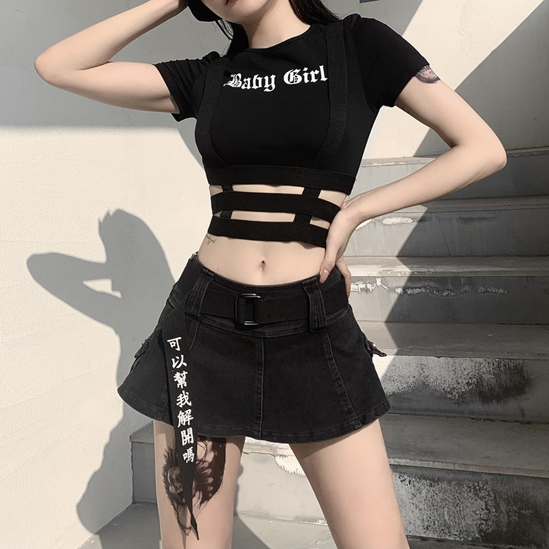 Baby Girl Crop Top T-shirt