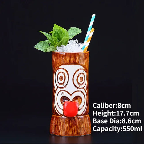 Load image into Gallery viewer, Hawaii Ceramic Tiki Mugs
