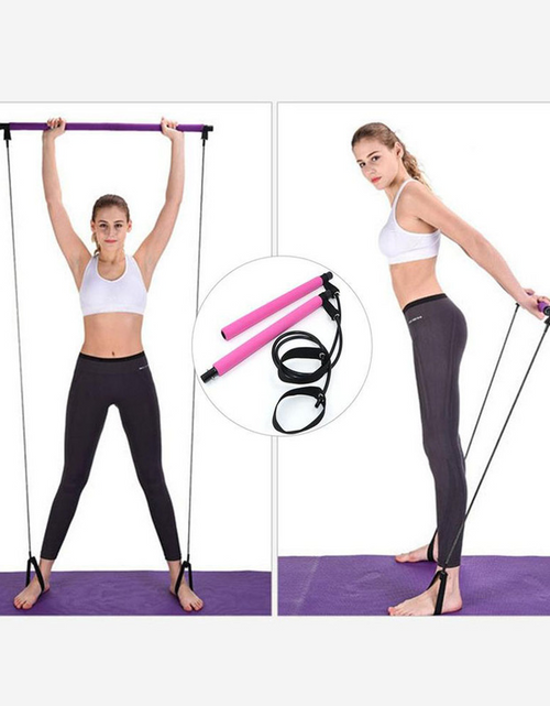 Load image into Gallery viewer, Pilates Bar W/ Resistance Bands
