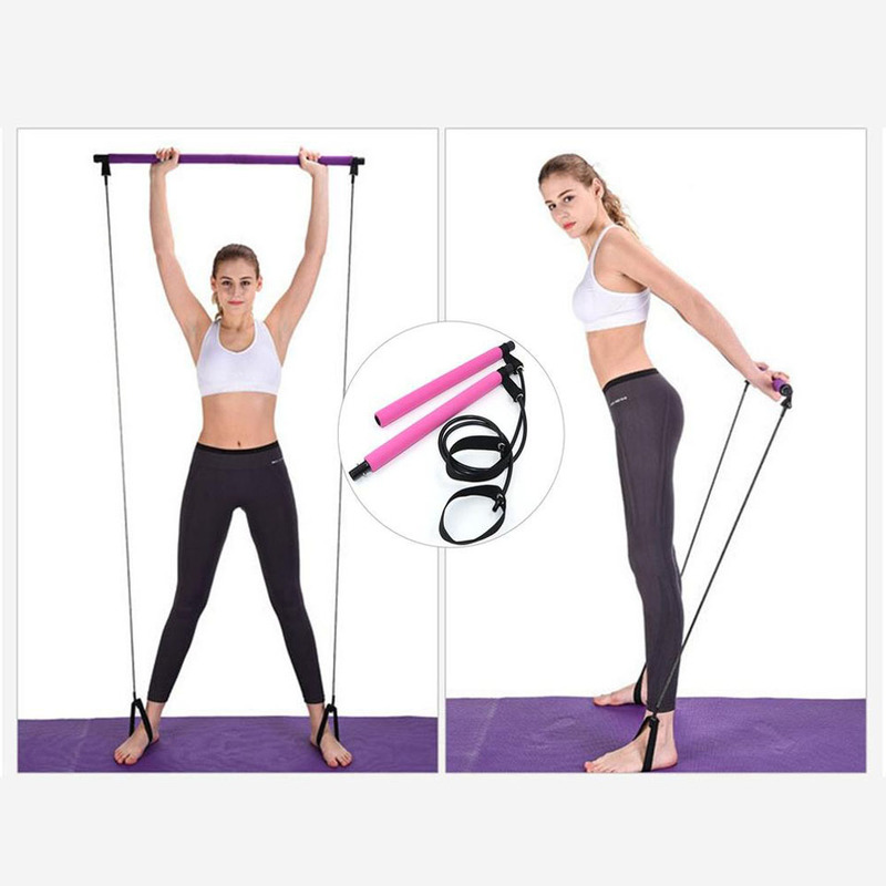 Pilates Bar W/ Resistance Bands