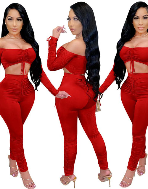 Load image into Gallery viewer, Sexy Two-piece Tracksuit
