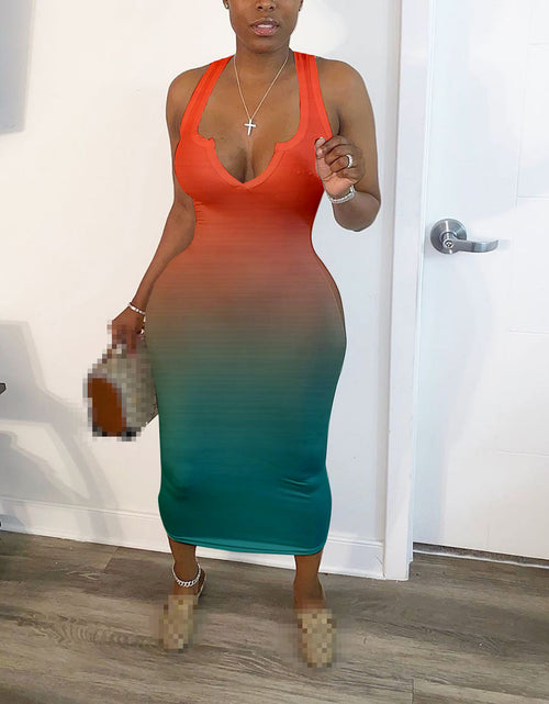 Load image into Gallery viewer, Sexy V-Neck Summer Dress
