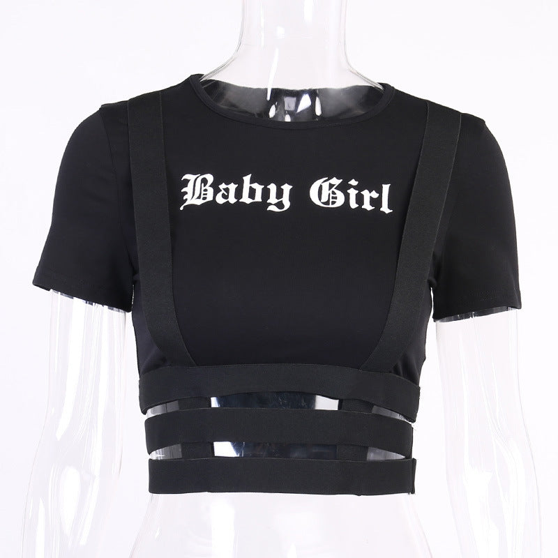 Baby Girl Crop Top T-shirt