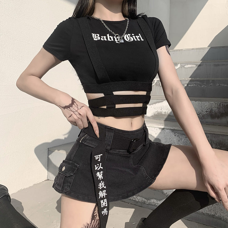 Baby Girl Crop Top T-shirt