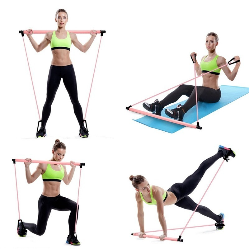 Pilates Bar W/ Resistance Bands