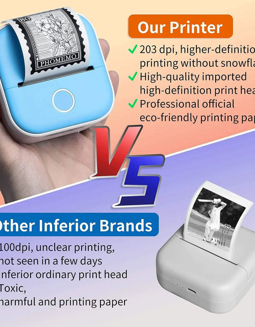 Load image into Gallery viewer, Portable Mini Thermal Label Printer
