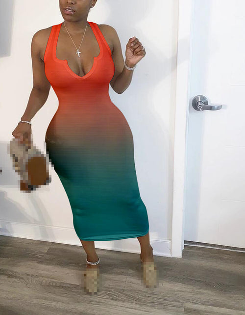 Load image into Gallery viewer, Sexy V-Neck Summer Dress
