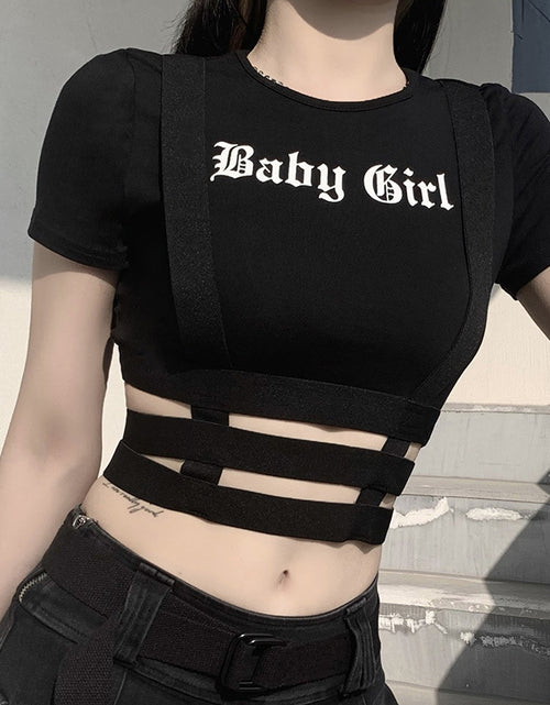 Load image into Gallery viewer, Baby Girl Crop Top T-shirt
