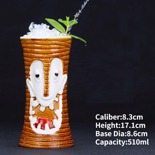 Load image into Gallery viewer, Hawaii Ceramic Tiki Mugs
