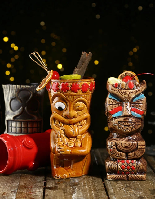 Load image into Gallery viewer, Hawaii Ceramic Tiki Mugs
