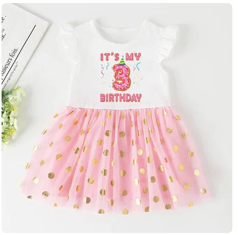 Load image into Gallery viewer, Birthday Girl Short Sleeve Dress
