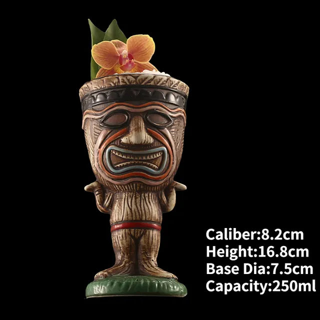 Hawaii Ceramic Tiki Mugs