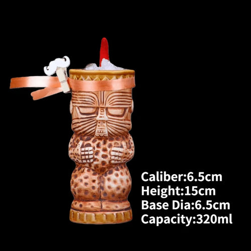 Load image into Gallery viewer, Hawaii Ceramic Tiki Mugs
